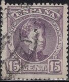 [King Alfonso XIII - Control Number on Backside - New Colors, Typ AT12]