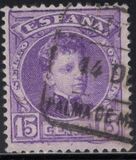 [King Alfonso XIII - Control Number on Backside - New Colors, Typ AT12]