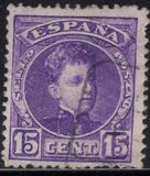 [King Alfonso XIII - Control Number on Backside - New Colors, Typ AT12]