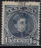 [King Alfonso XIII - Control Number on Backside - New Colors, Typ AT12]