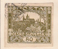 [Definitives - "ČESKO-SLOVENSKÁ" Above Value, typ H3]