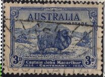 [The 100th Anniversary of the Death of Captain John Macarthur, tegund R2]