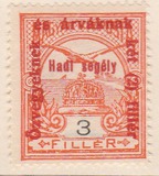 [Turul over Crown of Saint Stephen & King Franz Joseph - Stamps of 1913 Overprinted and Surcharged, 類型 M2]