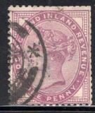 [Queen Victoria - Inscription "POSTAGE AND INLAND REVENUE", ประเภท AI1]