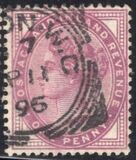 [Queen Victoria - Inscription "POSTAGE AND INLAND REVENUE", ประเภท AI1]