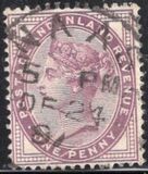 [Queen Victoria - Inscription "POSTAGE AND INLAND REVENUE", ประเภท AI1]