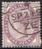 [Queen Victoria - Inscription "POSTAGE AND INLAND REVENUE", type AI]