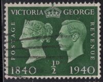 [Queen Victoria and King George VI, type CZ]