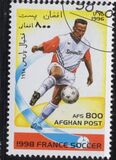 [Mondiali di calcio 1998 - Francia - Secondo l'UPU, il governo dell'Afghanistan dopo il 2001 ha dichiarato che tutti i francobolli con il nome Afghan Post, prodotti durante l'era del dominio talebano, erano non autorizzati e illegali, Scrivi AMG]