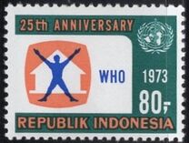 [The 25th Anniversary of W.H.O., type ABL]