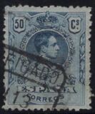 [King Alfonso XIII - Blue Control Numbers on Backside, 類型 BG8]