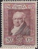 [The 100th Anniversary of the Death of Francisco de Goya, 1746-1828 - Inscription "1746 - CORREOS ESPANA - 1828", Typ CO5]