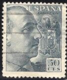 [General Franco - Without Imprint below Value, loại LI20]