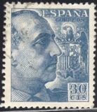 [General Franco - Without Imprint below Value, loại LI17]