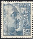 [General Franco - Without Imprint below Value, loại LI17]