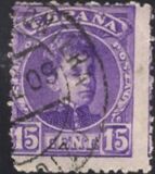 [King Alfonso XIII - Control Number on Backside - New Colors, Tüüp AT12]