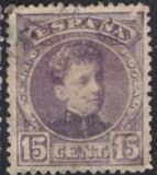 [King Alfonso XIII - Control Number on Backside - New Colors, Tüüp AT12]