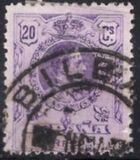 [King Alfonso XIII - Blue Control Numbers on Backside, 類型 BG4]
