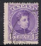 [King Alfonso XIII - Control Number on Backside - New Colors, Tüüp AT12]