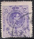 [King Alfonso XIII - Blue Control Numbers on Backside, 類型 BG3]