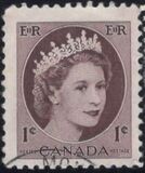 [Queen Elizabeth II - Normal Paper, See 1962 for Fluorescent Stripes, տեսակ GT]