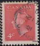 [King George VI - Inscription: "POSTES POSTAGE", type EM]