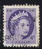 [Queen Elizabeth II - Normal Paper, See 1962 for Fluorescent Stripes, տեսակ GT3]