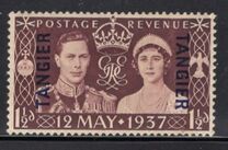 [Coronation of King George V - Great Britain Postage Stamp Overprinted "TANGIER", Tip E]