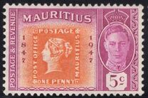 [The 100th Anniversary of Mauritius Stamps, type BD]