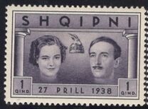 [Wedding of King Zog I & Countess Geraldine Apponyi, type BR7]