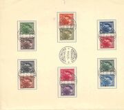 [Grand Duchess Charlotte - Charity Stamps for the Evacuated - Sold as canceled Only in Numbered Folders, Вид DG23]