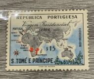 [Travel of President Francisco H. C. Lopes to Sao Tome and Principe, Tip BX]