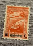 [Airplane over Globe - Inscription "S. TOMÉ", tyyppi AS]