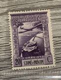 [Airplane over Globe - Inscription "S. TOMÉ", tyyppi AS1]