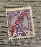[King Manuel  - Not Issued Stamps Overprinted "REPUBLICA", typ P]