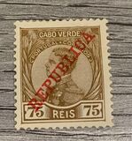 [Not Issued Stamps Overprinted "REPUBLICA", type L6]