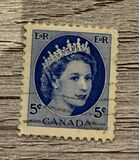 [Queen Elizabeth II - Stamps of 1954 with 2 Fluorescent Stripes, տեսակ GT10]