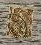 [Helvetia - New Design - Value in Corners - White Paper, प्रकार K2]