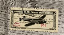 [Airmail - Overprinted "TAXE PERCUE", type BG]