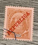 [Issues of 1895 & 1907 Overprinted "REPUBLICA", type I9]