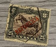 [Zebra - Not Issued Stamps Overprinted "REPUBLICA", тип I1]