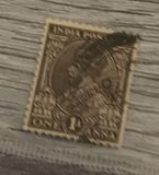 [King George V, 1865-1936 - Inscription "INDIA POSTAGE", Вид XBY]