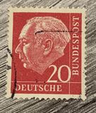 [Freimarken: Bundespräsident Theodor Heuss, Typ AV13]