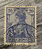 [Germania - Inscription "REICHSPOST", type J5]