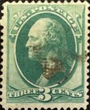 [George Washington - White Wove Paper, type AH1]