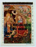 [Various Dahomey Stamps Overprinted, type YBA39]
