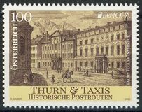 [EUROPA Stamp - Ancient Postal Routes, tipas DSZ]