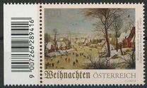 [Christmas - Winter Landscape with Bird Trap, प्रकार DUJ]