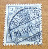 [Germania - Inscription "REICHSPOST", type J]