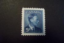 [King George VI As Previous Without Inscription "POSTES POSTAGE", type ES]